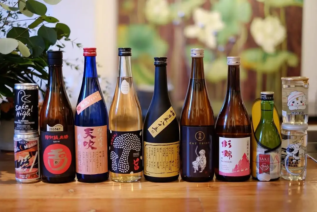 Rice Market sake selection