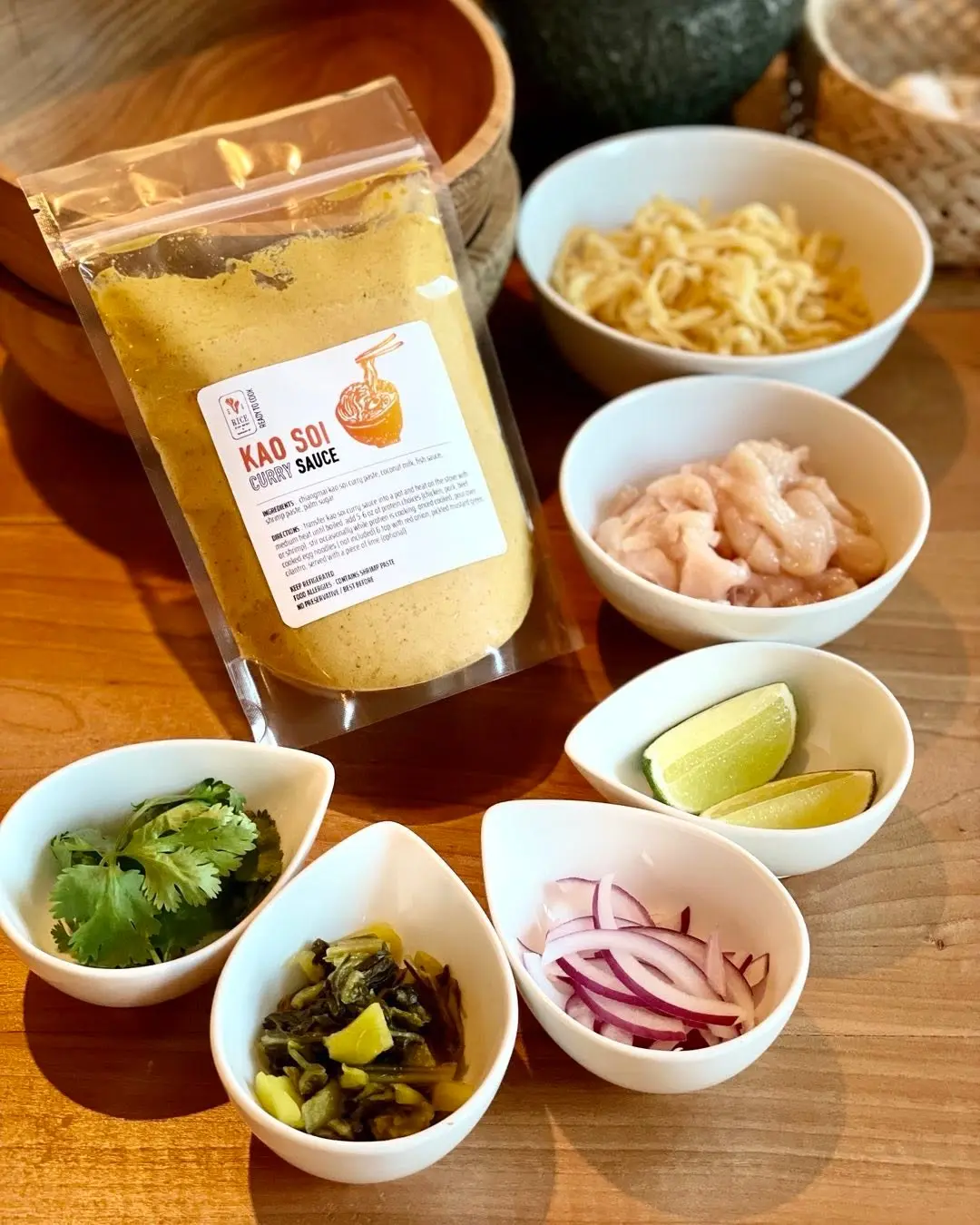 Thai curry paste preparation