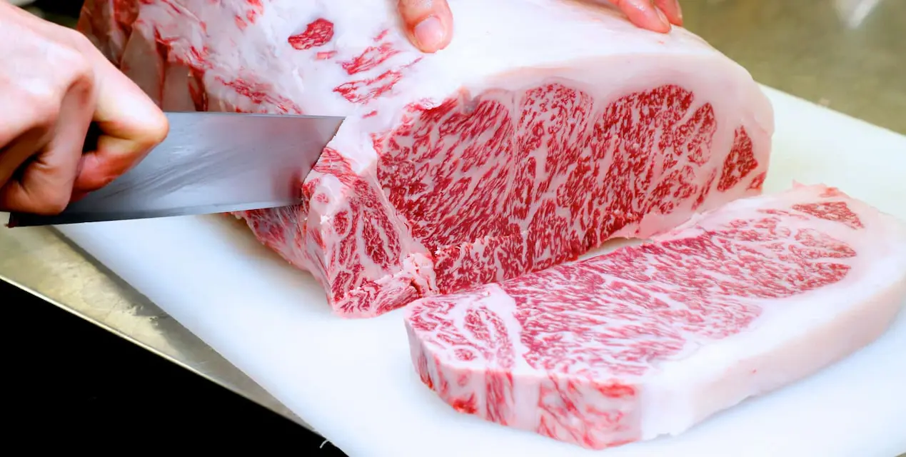 Japanese Wagyu beef at Rice Market