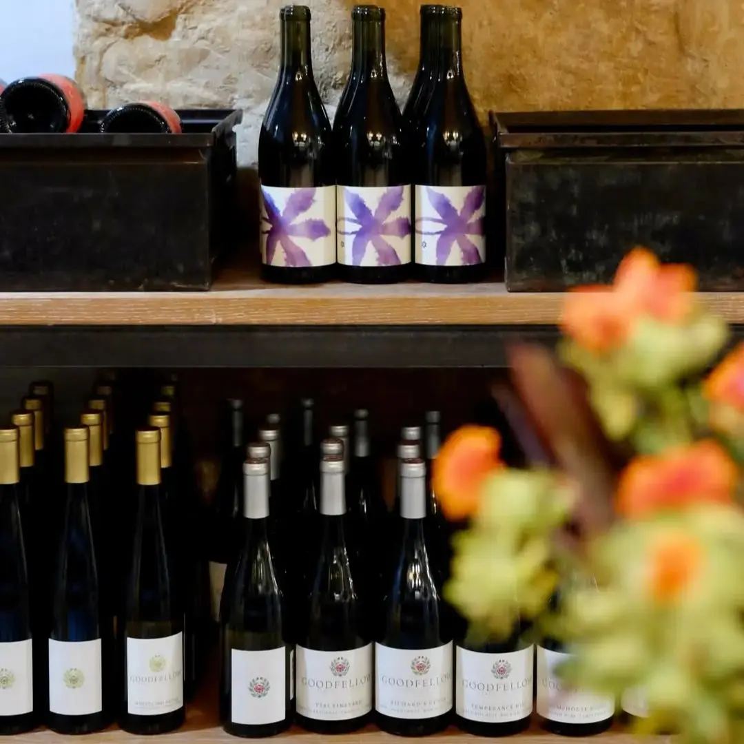 Wine selection at Rice Market